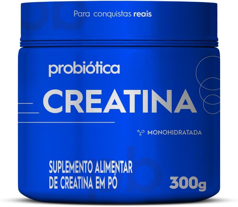 Creatina Monoidratada Probiótica Pura 300g