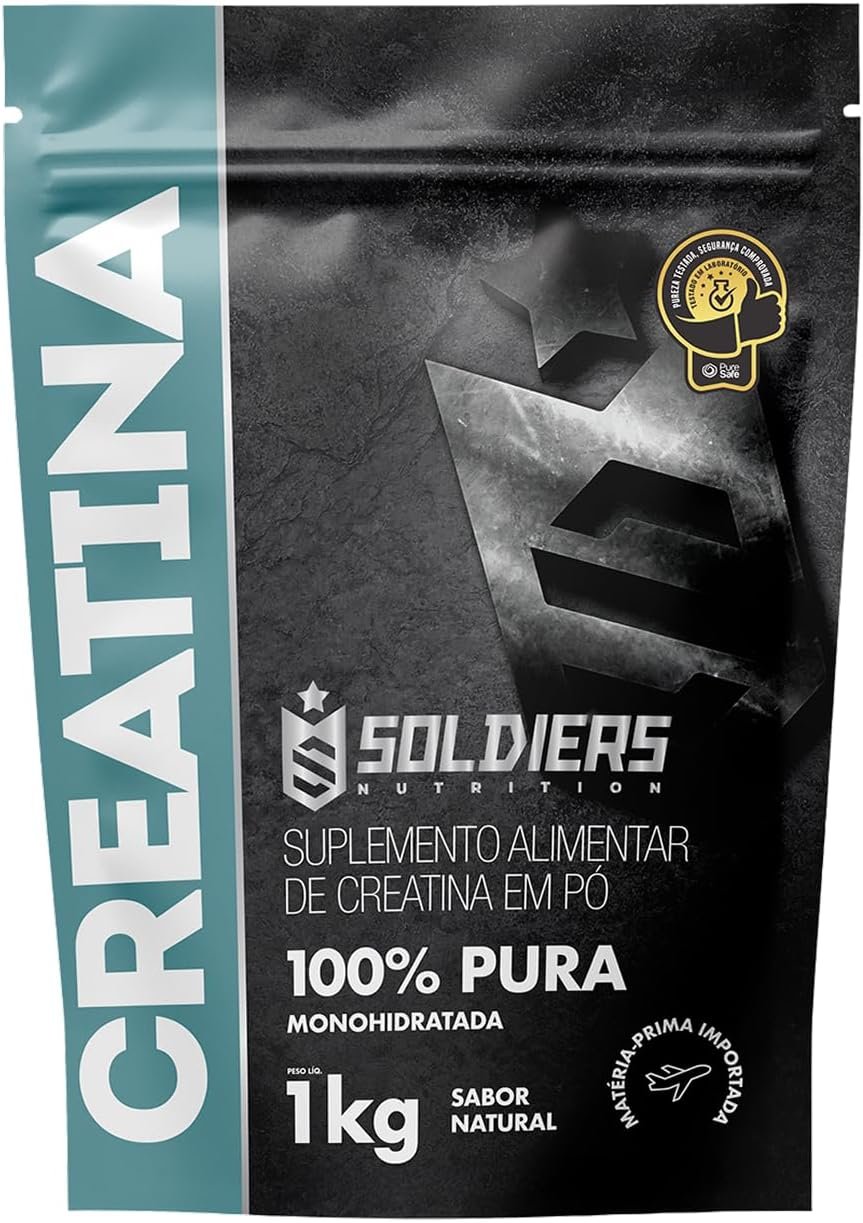 Creatina Monoidratada Soldiers Nutrition 250g em Pó